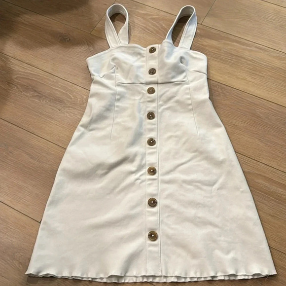 Urban Outfitters UO Sandy Slip Button-Through Dress - Picture 2 of 9